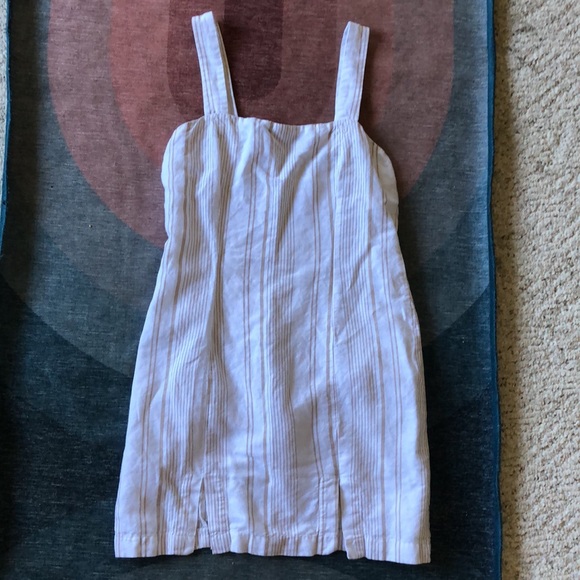 SOLD Forever 21 Coastal Linen Striped Beach Dress - Picture 9 of 10
